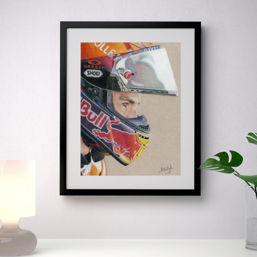 Marc Marquez ORIGINAL DRAWING from the GPBox store.