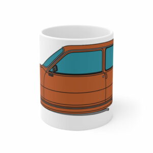 Renault 5 Ceramic Mug Automotive by blueprint art by the art box