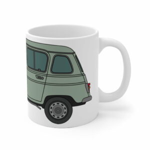 Renault 4L Ceramic Mug Automotive by blueprint art by the art box