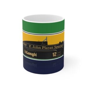 Ayrton Senna Lotus 98T F1 11oz Mug - Scuderia GP Ayrton Senna by ScuderiaGP