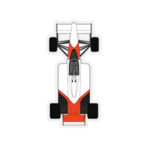 Minimal Mclaren MP4/4 Sticker Vintage by Javalinsta Artwork