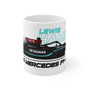 Lewis Hamilton 2021 Merceds W12 F1 Mug - Scuderia GP from the Lewis Hamilton store collection.