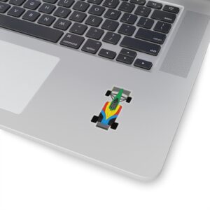 Benetton b188 F1 car Minimal Sticker Vintage by Javalinsta Artwork