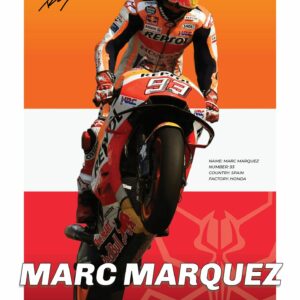 High Quality Marc Marquez print from the GPBox store.