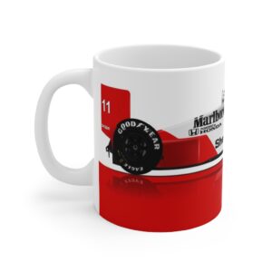Ayrton Senna McLaren MP4/4 11oz Mug - Scuderia GP Ayrton Senna by ScuderiaGP
