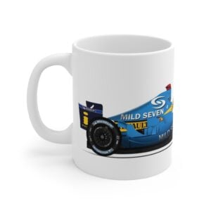 Fernando Alonso Renault R25 11oz Mug - Scuderia GP Formula 1 Memorabilia by ScuderiaGP