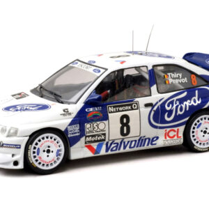 Ford Escort WRC #8 Bruno Thiry - Stephane Prevot 3rd Place "RAC Rally" (1998) 1/18 Diecast Model Car by IXO Models from the More Series store collection.