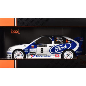Ford Escort WRC #8 Bruno Thiry - Stephane Prevot 3rd Place "RAC Rally" (1998) 1/18 Diecast Model Car by IXO Models from the More Series store collection.