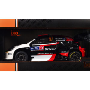 Toyota GR Yaris Rally1 Hybrid #97 Jari-Matti Latvala - Juho Hanninen "Rally Finland" (2023) 1/18 Diecast Model Car by IXO Models from the More Series store collection.