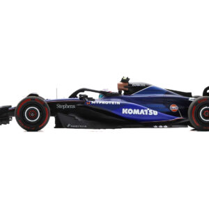Williams FW46 #2 Logan Sargeant "Williams Racing" Formula One F1 "Bahrain GP" (2024) with Acrylic Display Case 1/18 Model Car by Spark from the Race Track Wall Art store collection.