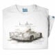RetroClassic Mens '1981 France Endurance' Official Derek Bell Classic Race Car T-Shirt