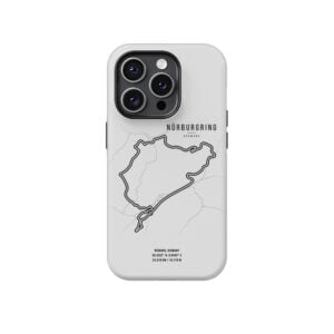Nurburgring F1 Track iPhone Case – Feel the Speed of the Green Hell from the More Series store collection.