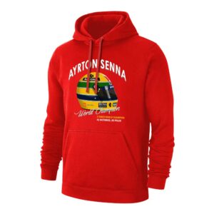 Ayrton Senna Helmet footer with hood, red - XSB (3-4 Years) from the Ayrton Senna store collection.