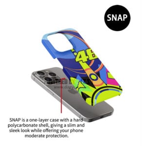 Valentino Rossi’s Misano Special Helmet Livery 2014 Phone Case MotoGP Memorabilia by DIZZY CASE