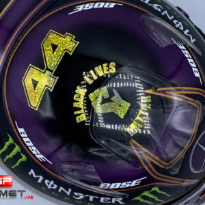 Lewis Hamilton 2020 Replica helmet - Mercedes Benz F1 - Abu Dhabi GP Sports Car Racing Art by GPHelmet