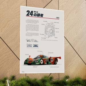 Mazda 787B Le Mans Vintage Race Car from the Vintage store collection.