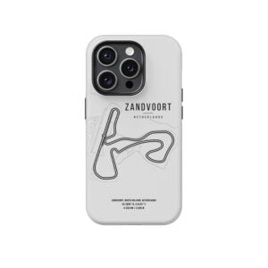 Zandvoort F1 Track Map Phone Case – A Tribute to the Historic Dutch Grand Prix from the Vintage store collection.