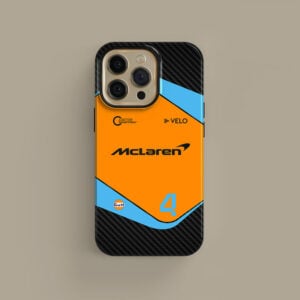 F1 2022 McLaren MCL36 Lando Norris Fans Phone Case from the Formula 1 Memorabilia store collection.