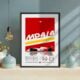 McLaren MP4/4 Poster, F1, Formula 1, Ayrton Senna, F1 Merch, Poster, Print, Wall Art, McLaren Racing, Alain Prost