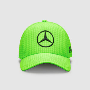 2023 Mercedes-AMG F1 Lewis Hamilton Driver Cap - Neon Green from the Lewis Hamilton store collection.