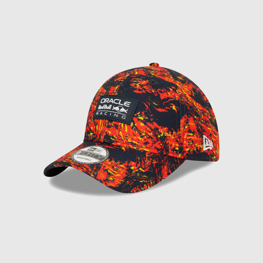 2024 Red Bull Racing All Over Print New Era 9FORTY Cap from the Sports Car Racing Posters & Prints store collection.