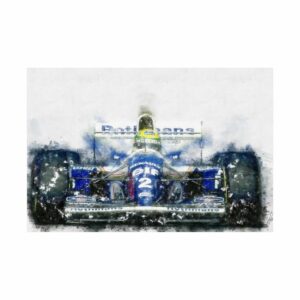 Ayrton Senna Williams Formula One, Poster from the Ayrton Senna store collection.