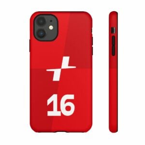 Charles Leclerc CL16 F1 logo 2025 Tough Phone Case compatible with iPhone Google Pixel & Samsung from the Formula 1 Memorabilia store collection.