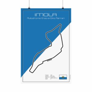 Imola Racetrack, Poster from the Ayrton Senna store collection.