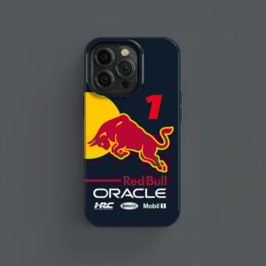 Red Bull Racing Max Verstappen MV1 2022 Formula One iPhone cases from the Red Bull Racing store collection.