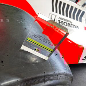 Ayrton Senna Memorabilia Encapsulated McLaren MP4/6 Bodywork Relic, Limited Edition from the F1 Car Parts store collection.