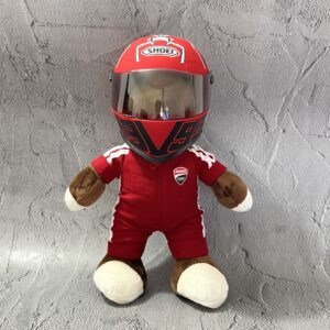 MotoGP Ducati Racing Marc Márquez helmet Race Fan Bear Teddy Gift Cub Plush from the GPBox store.