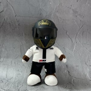 MotoGP Marc Marquez Shoei MM93 helmet Race Fan Bear Teddy Gift Cub Plush from the MotoGP Memorabilia store collection.