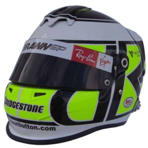 Jenson Button 2009 "MONSTER" Helmet Brawn F1 F1 Helmets by GPHelmet