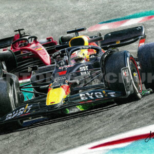 Max Verstappen F1 World Champion, Original art Red Bull Racing by Anton Savchuk