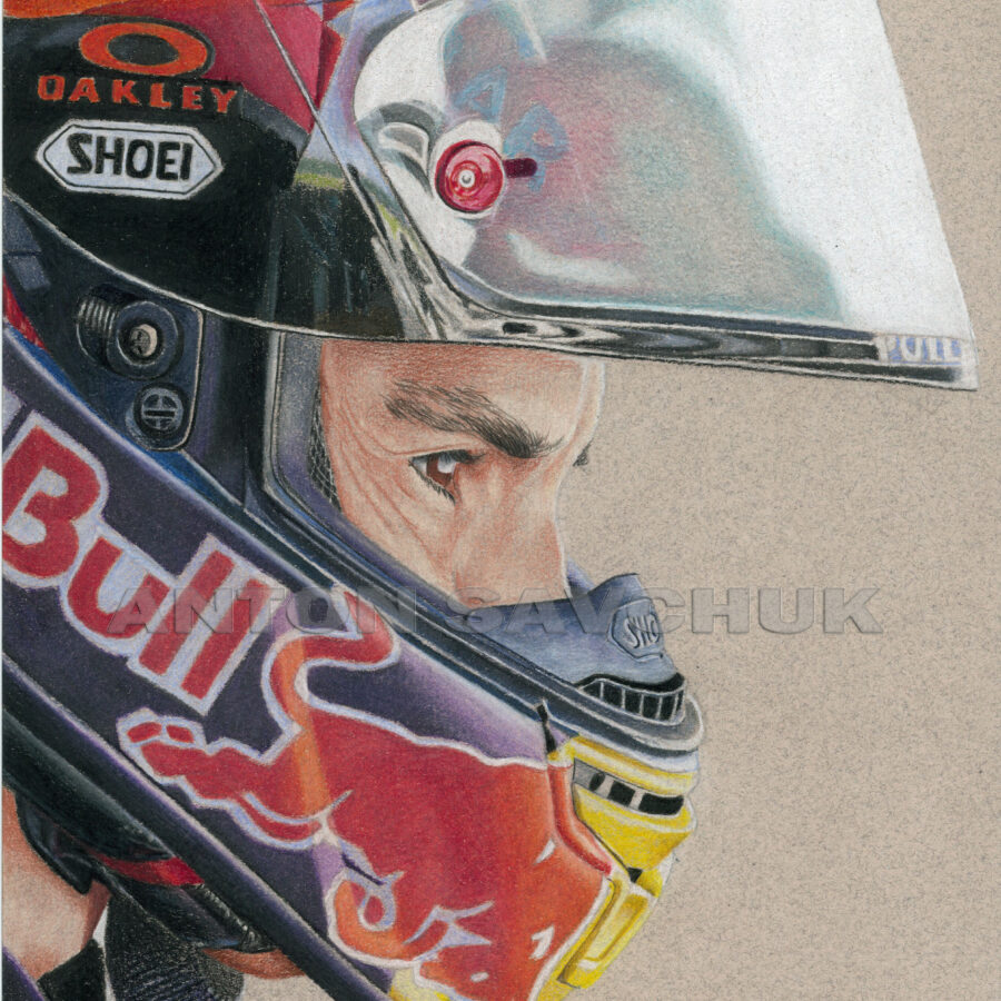 Marc Marquez ORIGINAL DRAWING from the GPBox store.