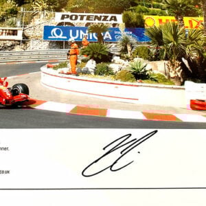 'Casino' limited edition lithograph, signed Kimi Räikkönen from the Sports Car Racing Art store collection.
