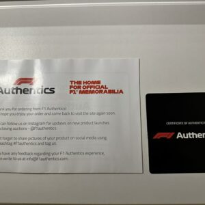 License Plate Holder From LEWIS HAMILTON'S F1 Car from the F1 Car Parts store collection.