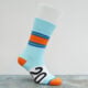 Motoring Leg-End Socks Gulf Blue
