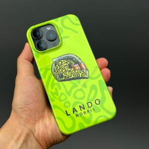 Lando Norris 2025 Helmet Livery Phone Case – LN04 Edition, McLaren F1 Racing Fan Merchandise from the Formula 1 Memorabilia store collection.