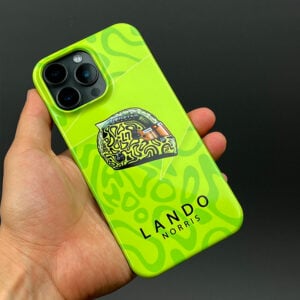 Lando Norris 2025 Helmet Livery Phone Case – LN04 Edition, McLaren F1 Racing Fan Merchandise from the Formula 1 Memorabilia store collection.