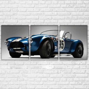 Ford Cobra Modular Wall Art Canvas from the Race Car Wall Art store collection.