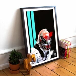 Lewis Hamilton Print - Various Sizes. Formula 1 Wall Art, F1 print, Formula One poster, Lewis Hamilton artwork, Motorsport gift from the GPBox store.