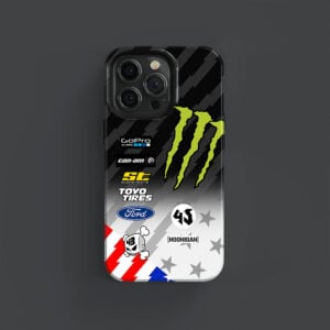 Ken Block Ford Mustang Hoonicorn V2 Climbkhana Livery iPhone cases & covers | DIZZY from the Automotive store collection.