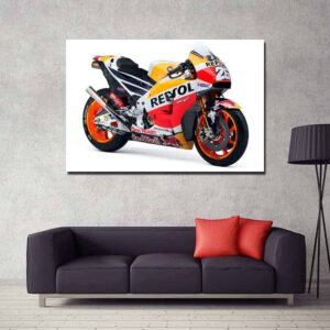 Repsol Honda Moto GP Wall Art Canvas from the GPBox store.