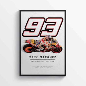 Marc Marcquez 2018 Bike Moto GP Motorcycle Poster Motorbike from the GPBox store.