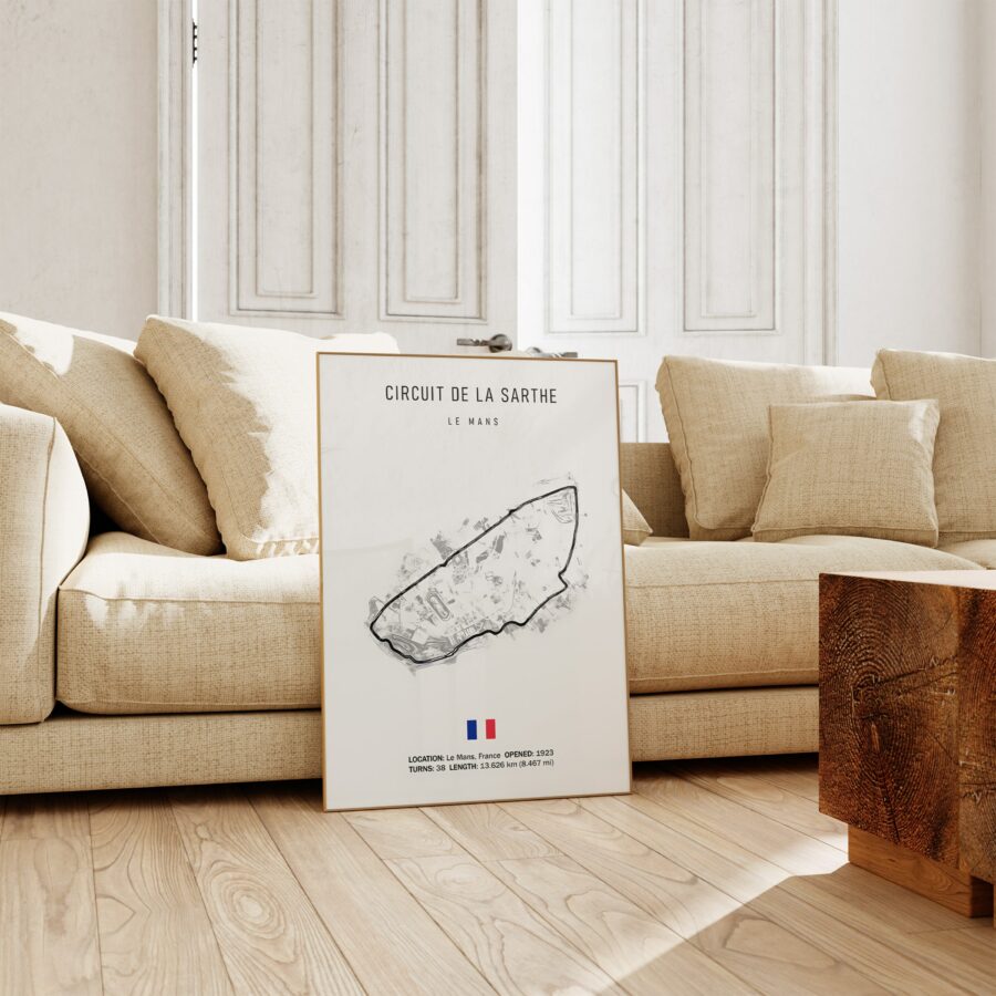 Race Track Wall Art Formula 1 Deco Print without Frame from the Race Track Wall Art store collection.