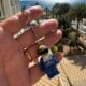 Ayrton Senna KEY RING Williams F1 formula 1 F1 grand prix pilota figura driver Super suit and super helmet in minifigure