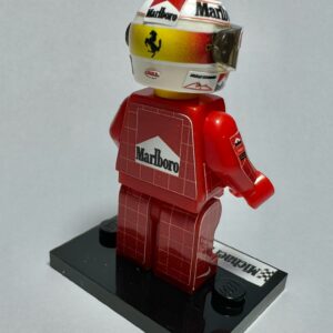 Michael Schumacher 1998 Ferrari formula 1 grand prix pilota driver minifigure Red Bull Racing by RacingModelCar
