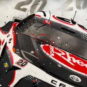 Christopher Bell, NASCAR 2024 - Graffiti painting from the GPBox store.