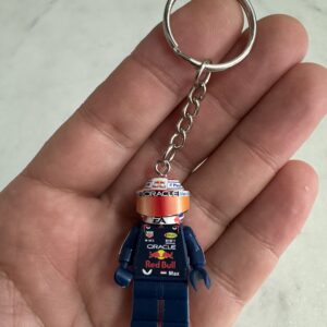 KeyRing Max Verstappen 2024 GP F1 formula grand prix pilota figura driver Super suit super helmet minifigure Red Bull Racing by RacingModelCar